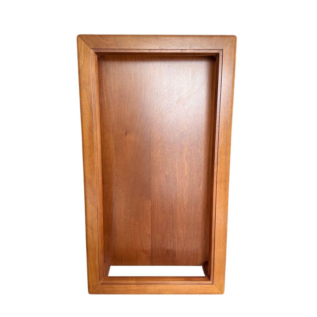 HR744 【希少デザイン】karimoku ガラストップテーブル　TU3287