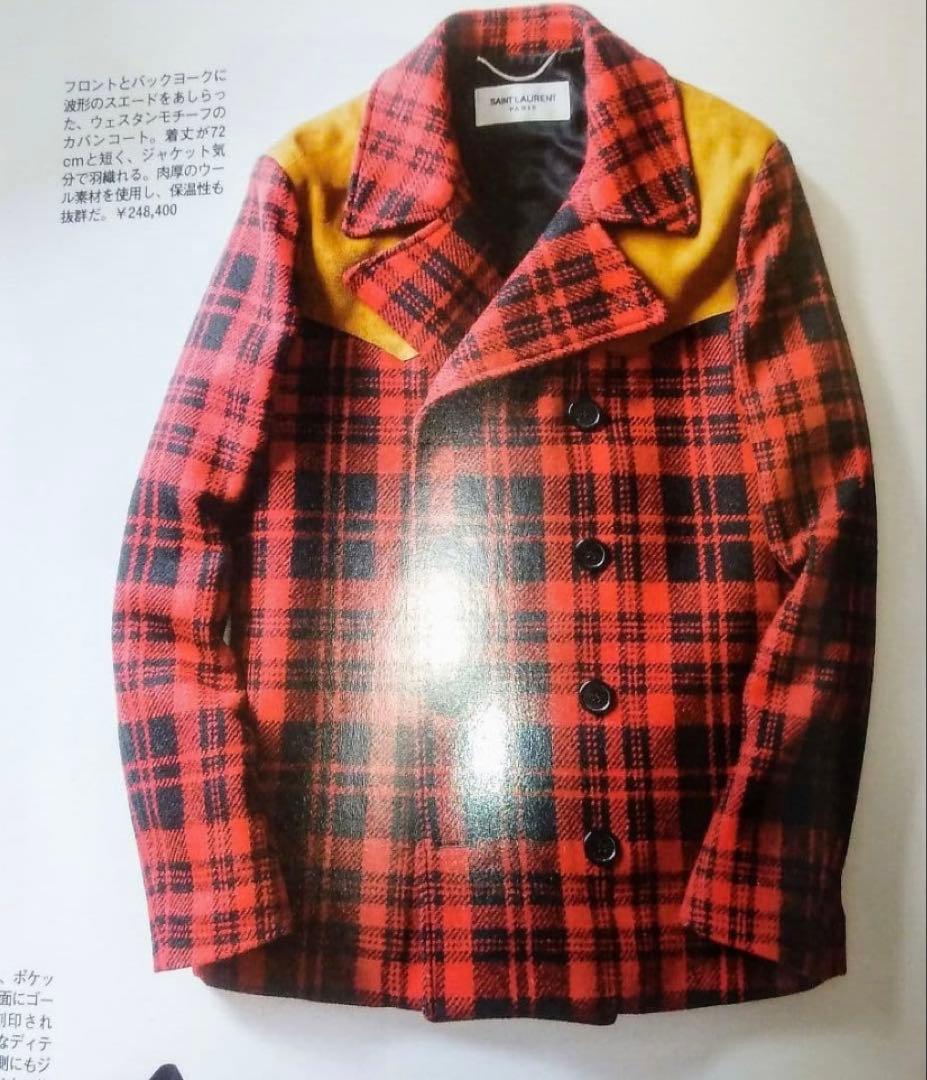 ⭐︎極美品稀少⭐︎48 サンローランパリ　エディ期　コート アウター