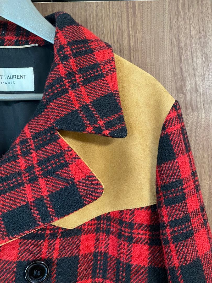 ⭐︎極美品稀少⭐︎48 サンローランパリ　エディ期　コート アウター