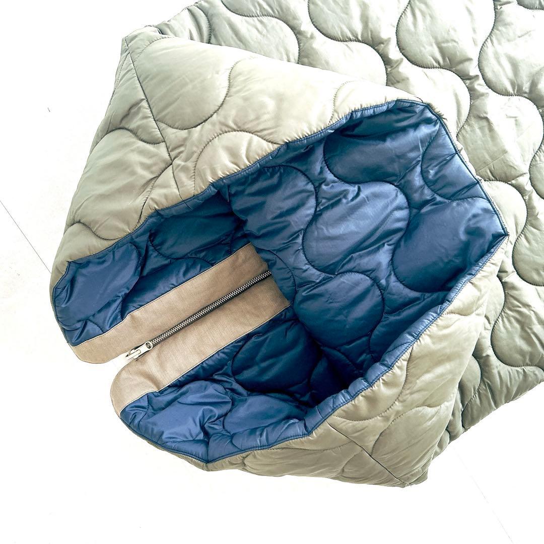 美品✨人気マディソンブルー　キルティングベスト　リバーシブル　ロング　Bロゴ刺繍