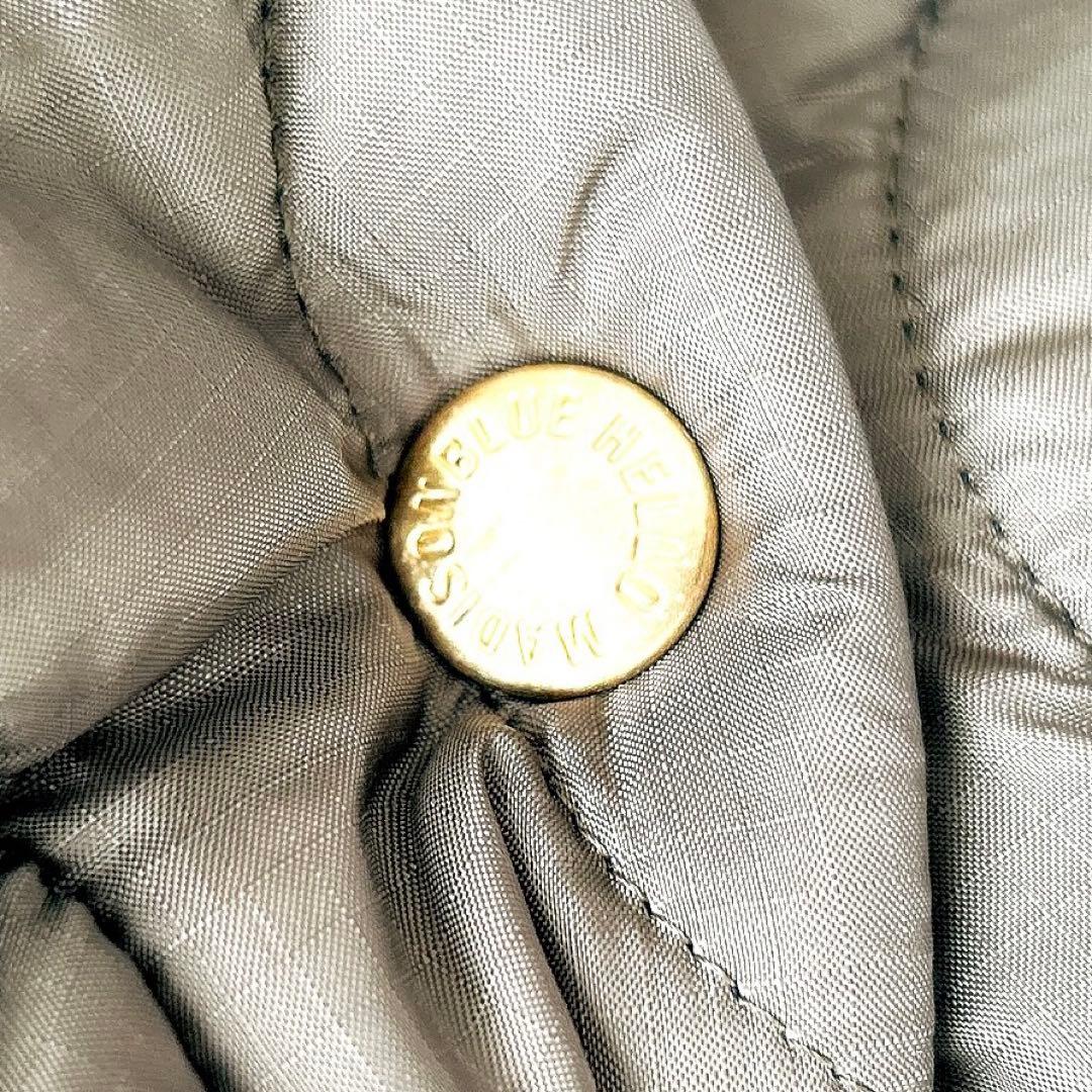 美品✨人気マディソンブルー　キルティングベスト　リバーシブル　ロング　Bロゴ刺繍