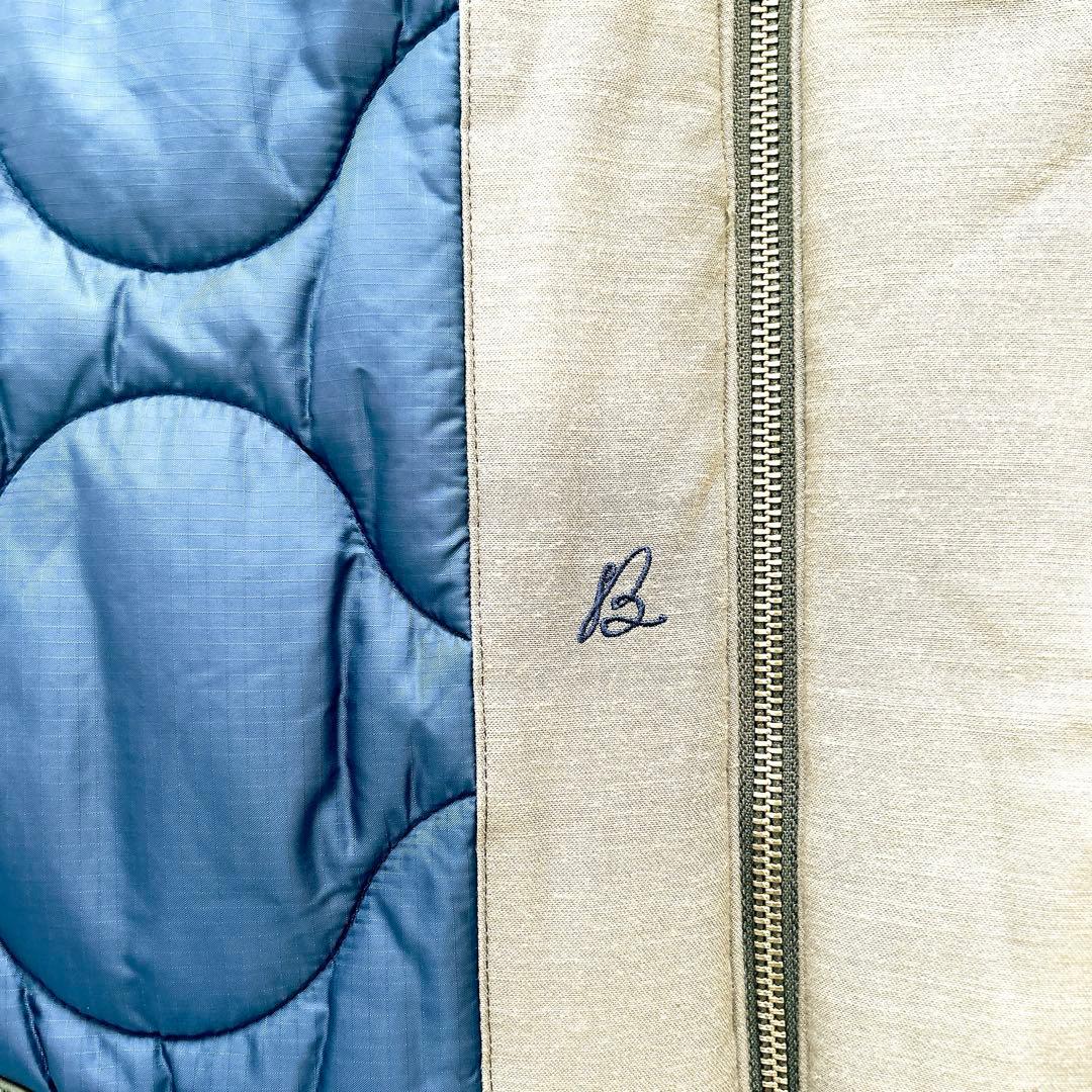 美品✨人気マディソンブルー　キルティングベスト　リバーシブル　ロング　Bロゴ刺繍