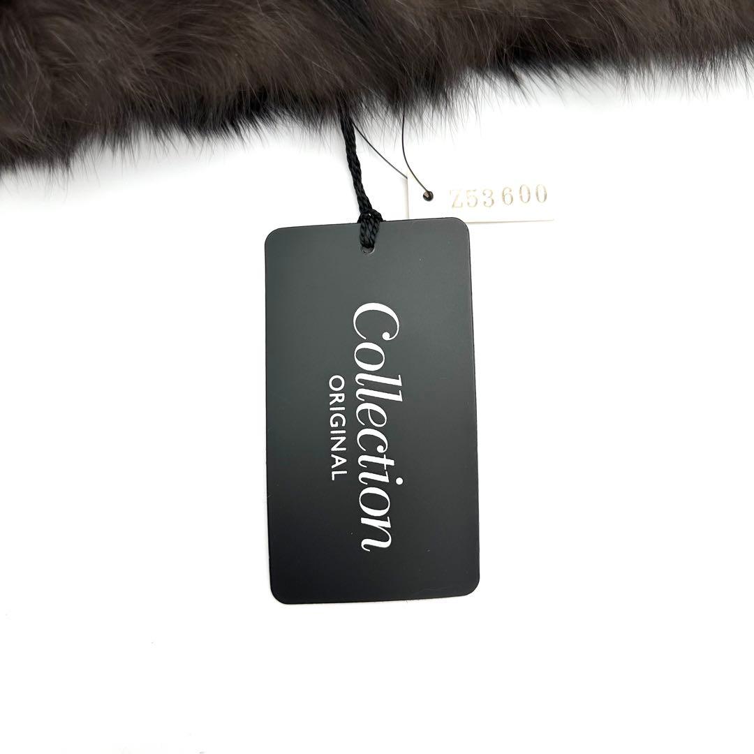 新品タグ付 SOBOL RUSSIAN SABLE ショール フリンジ付き