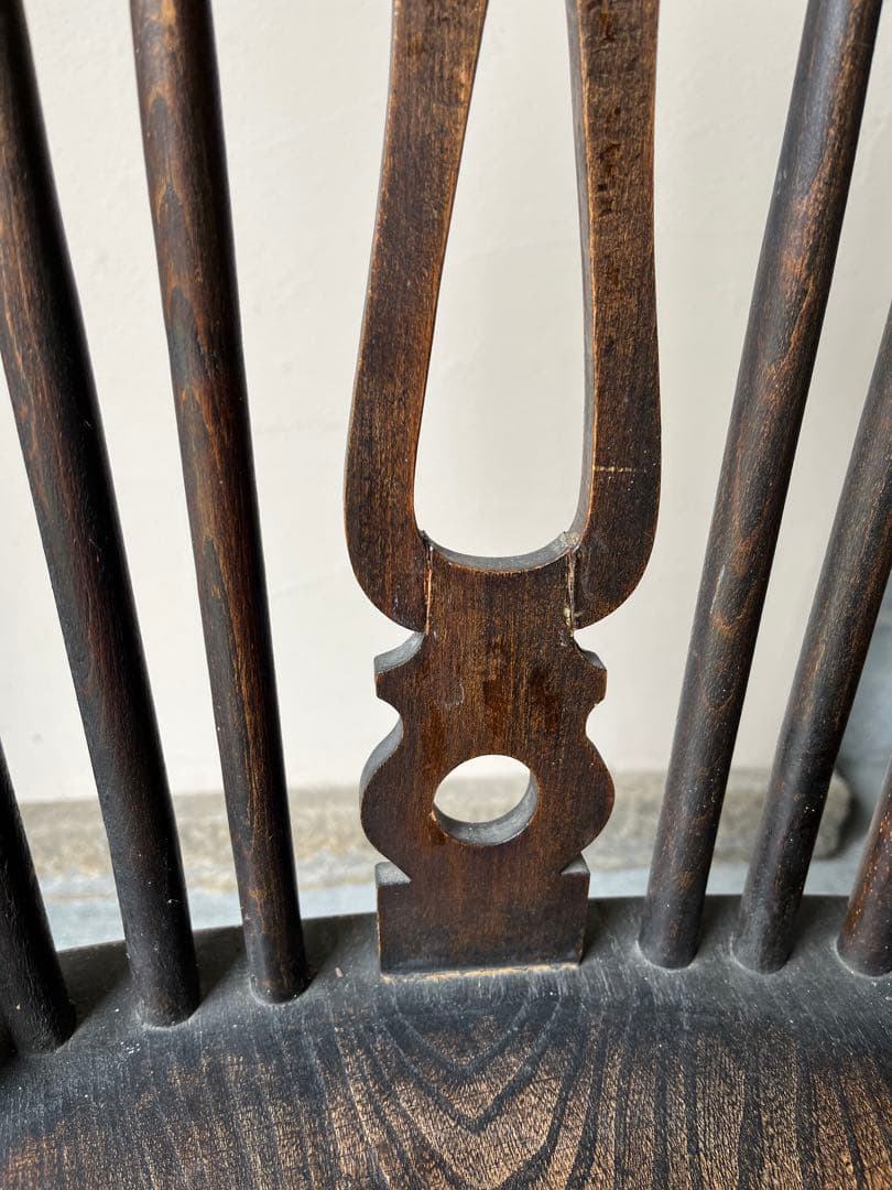 イギリス アンティーク ホイールバックチェア　ヴィンテージチェア