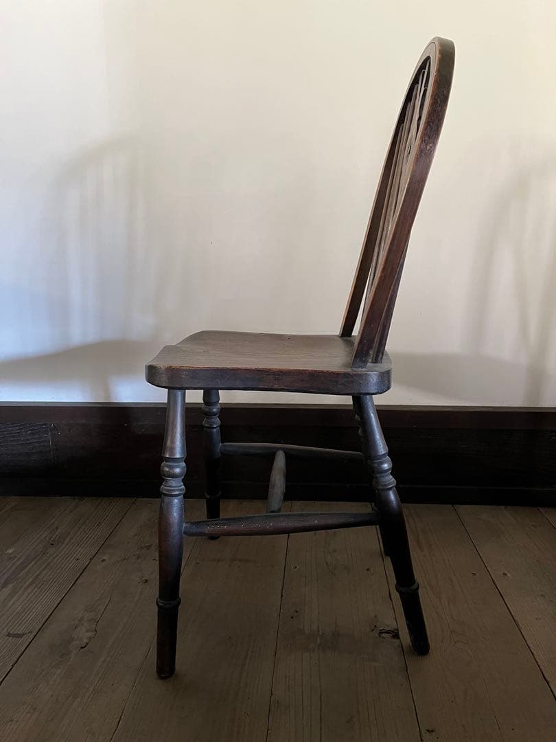 イギリス アンティーク ホイールバックチェア　ヴィンテージチェア