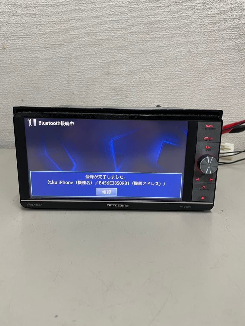 カロッツェリア◇AVIC-ZH0077W◇訳ありフルセグ/CD/DVD/BT/