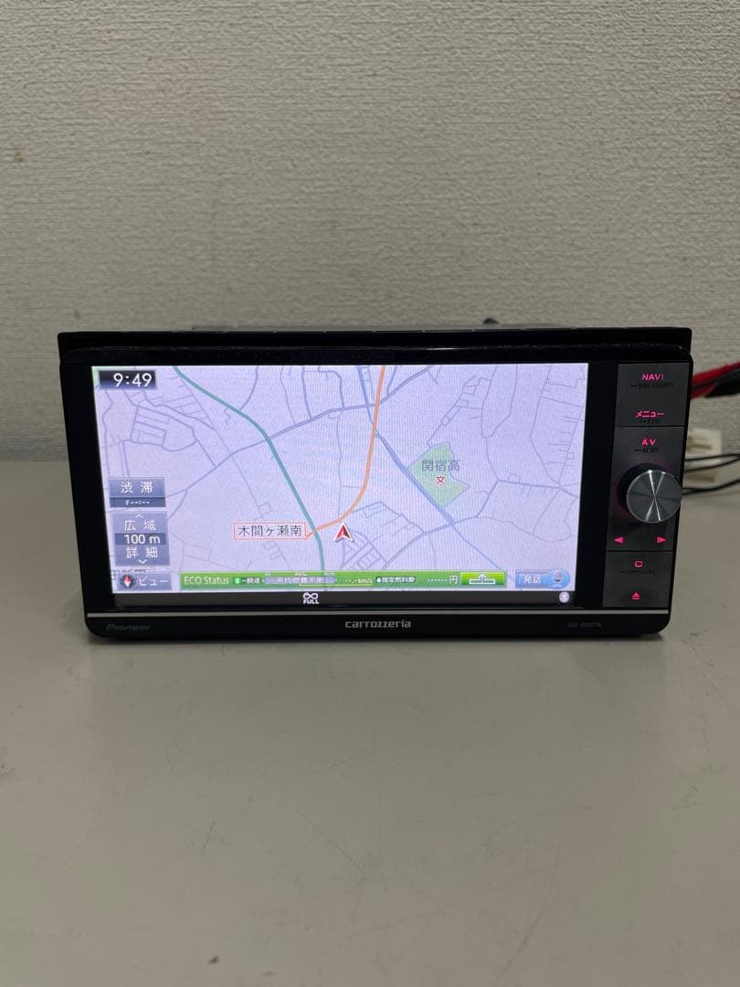 カロッツェリア◇AVIC-ZH0077W◇訳ありフルセグ/CD/DVD/BT/