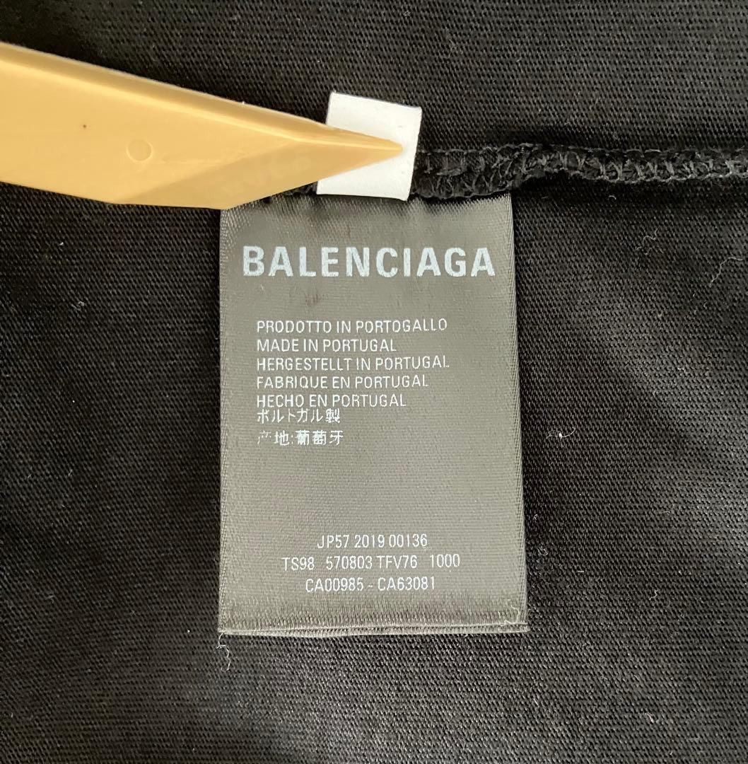 BALENCIAGA ブラック Tシャツ