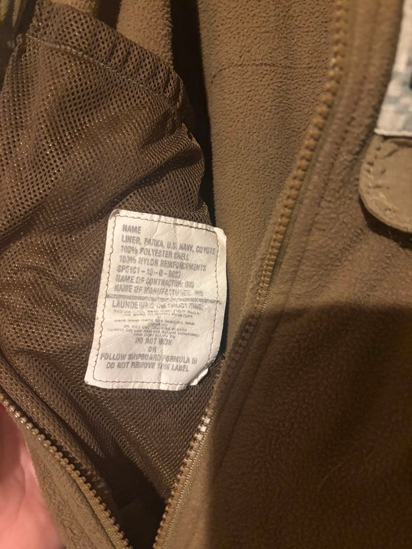 米軍実物NWU TypeI III ゴアテックスジャケット　(おまけフリース)