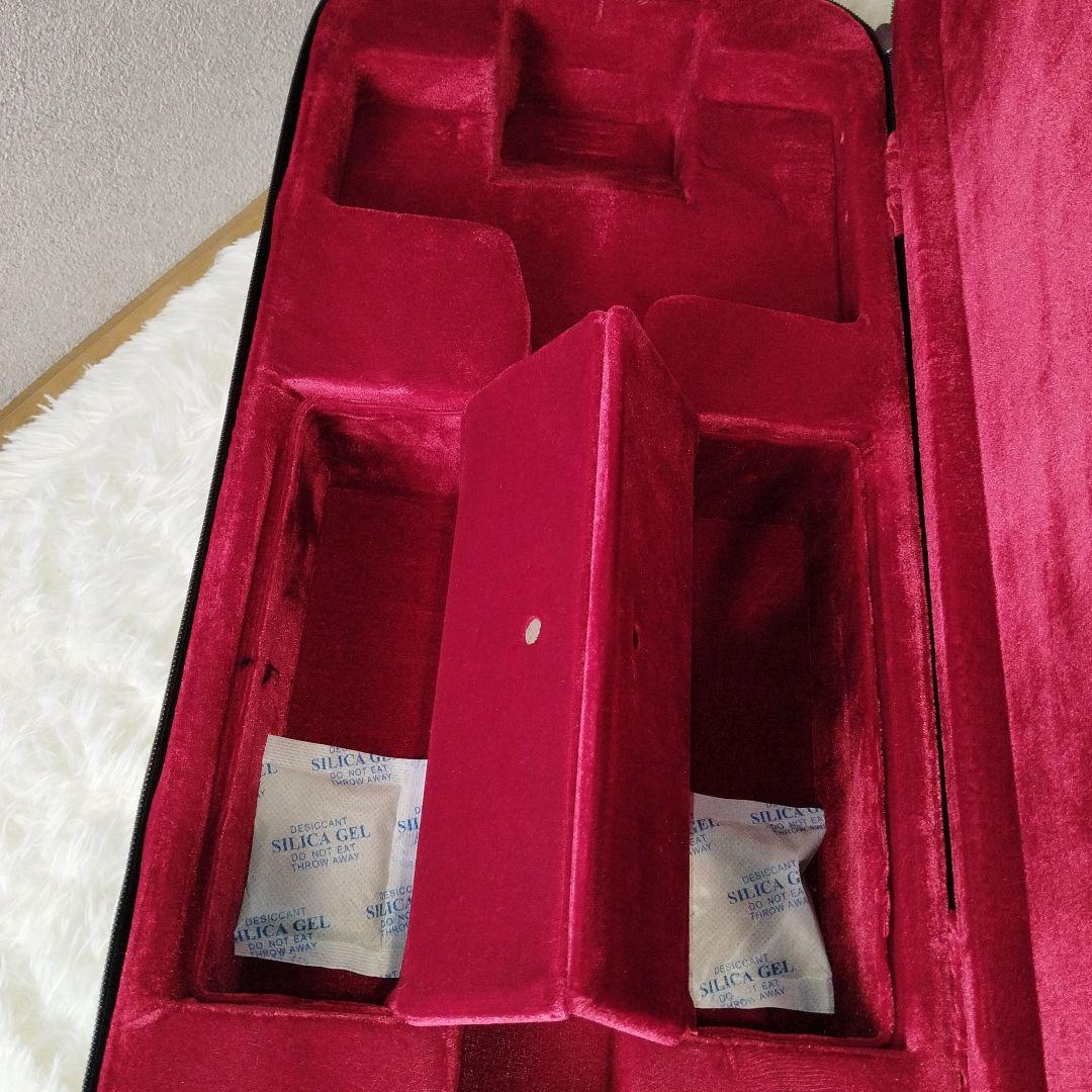 【極美品】沖縄三線 本蛇革 強化張り 花梨 蛇皮 ハードケース 爪