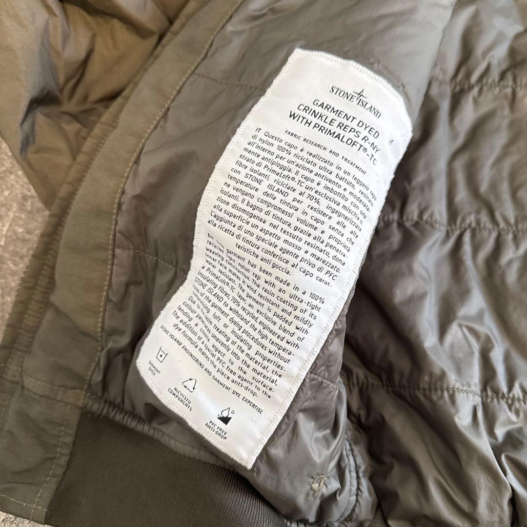 STONE  MA-1ジャケット オリーブ