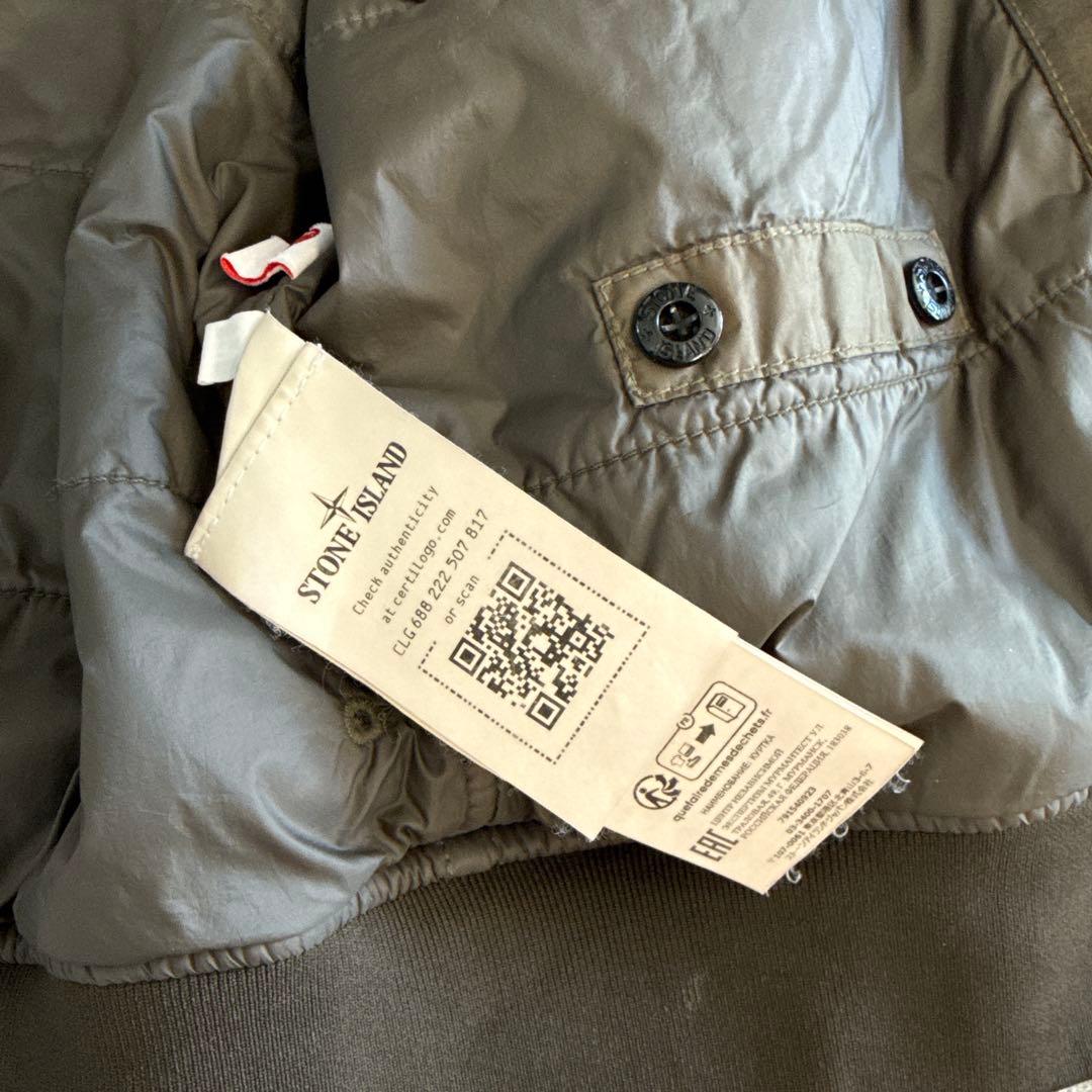 STONE  MA-1ジャケット オリーブ