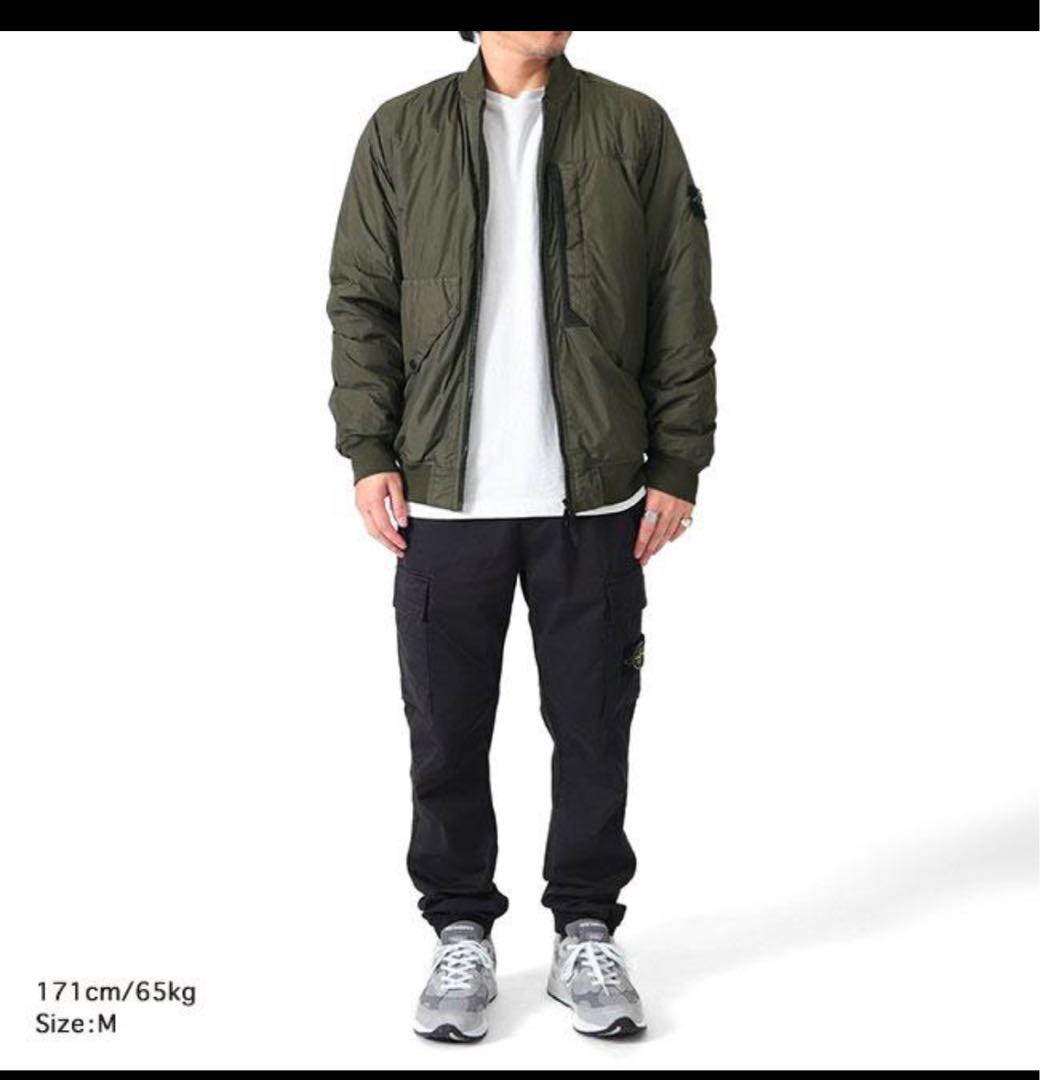 STONE  MA-1ジャケット オリーブ