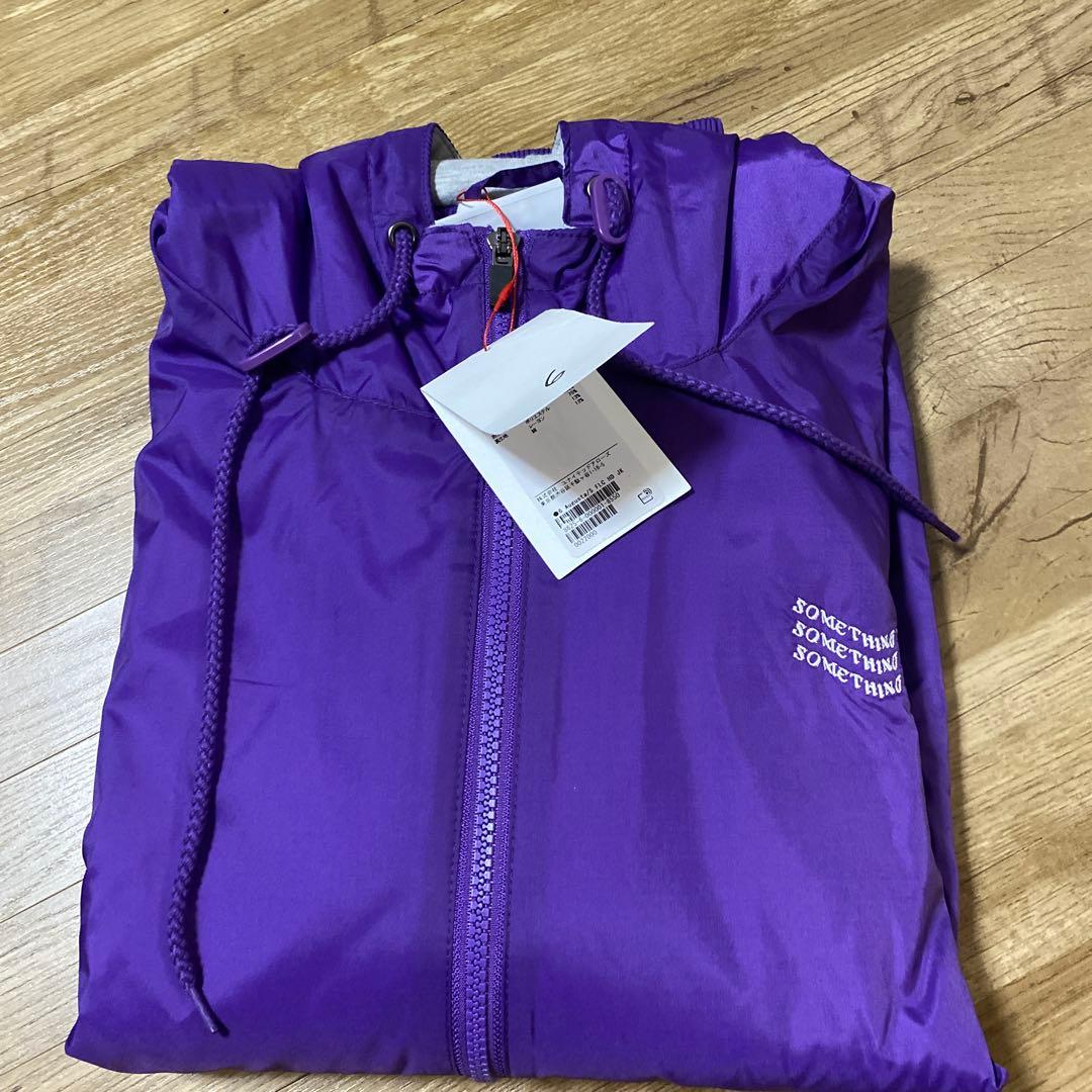 ＜6(ROKU)＞フーデッド ナイロン ジャケット　パープル