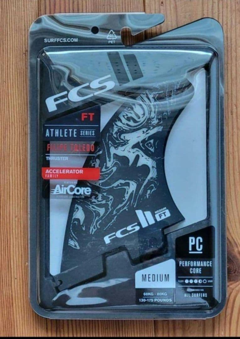 ＜新品・送料込み＞ FCSⅡ FT フィリペ・トレード エアコア トライ黒白M