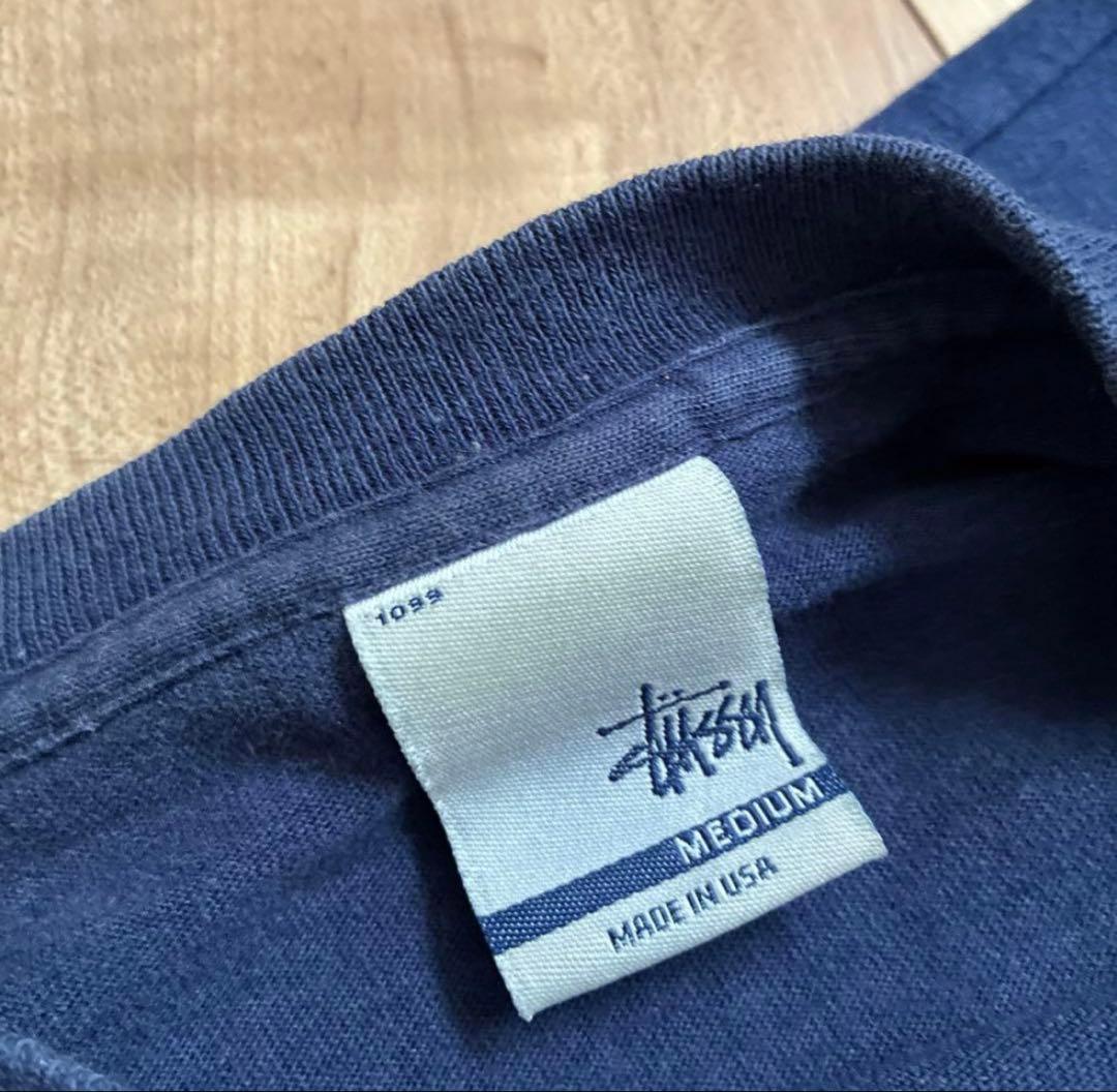 USA製 90s 00s OLD STUSSY ステューシー ロンT 銀タグ