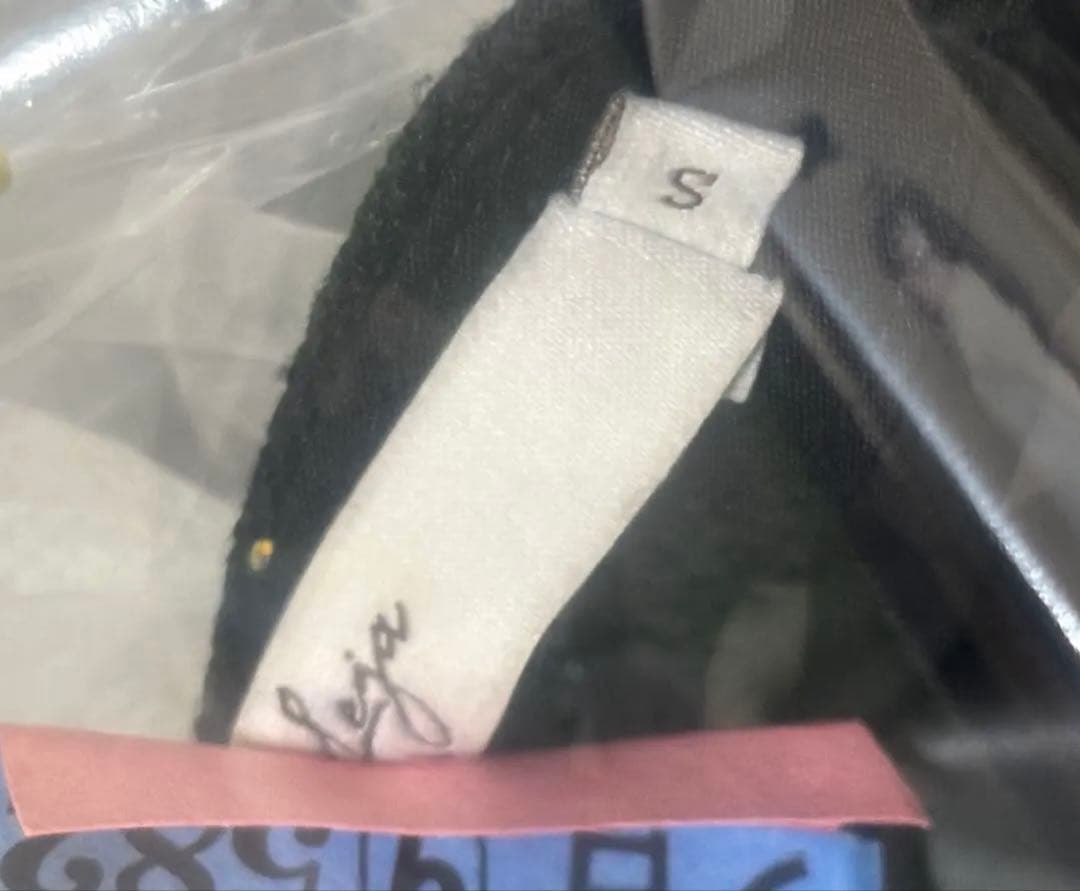 【Leja】パールビーズ ワンピースドレス S