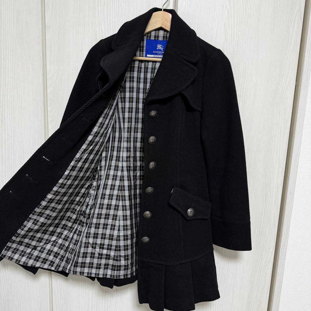 BURBERRY BLUE LABEL バーバリー ブルーレーベル ウールコート