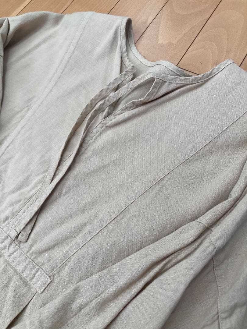 ネストローブ nest robe コットンリネンワンピース