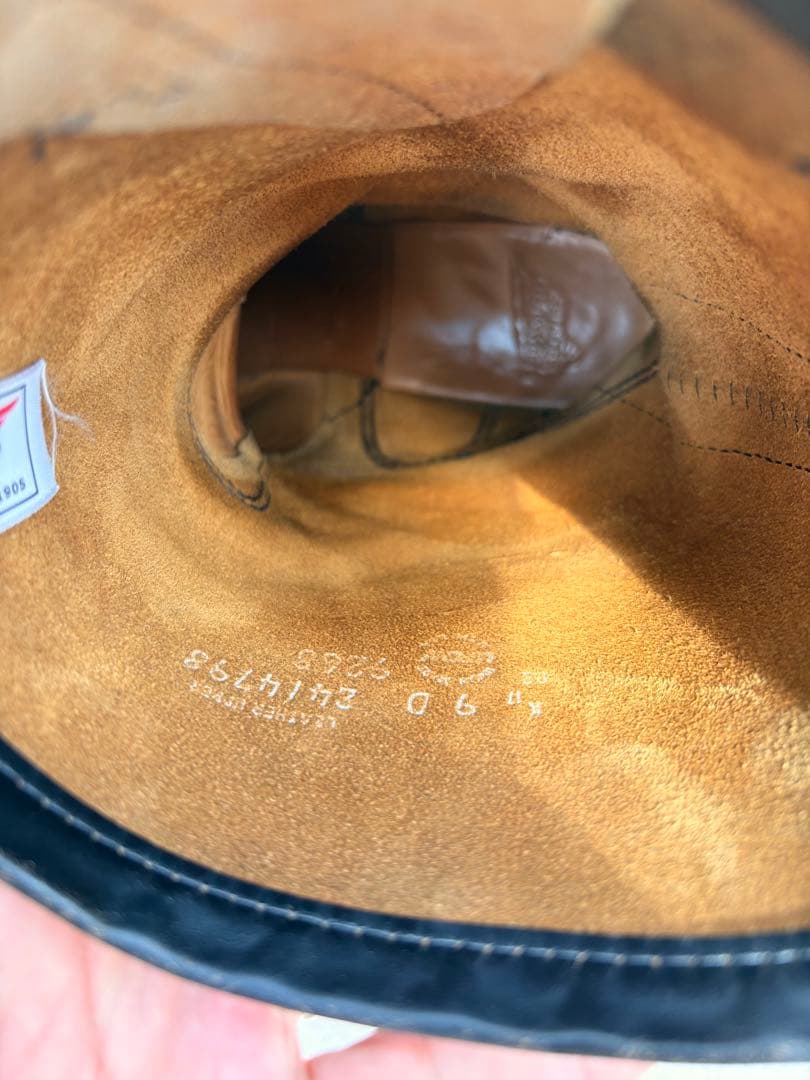 RED WING エンジニアブーツ 9268 9D 茶心 レッドウィング