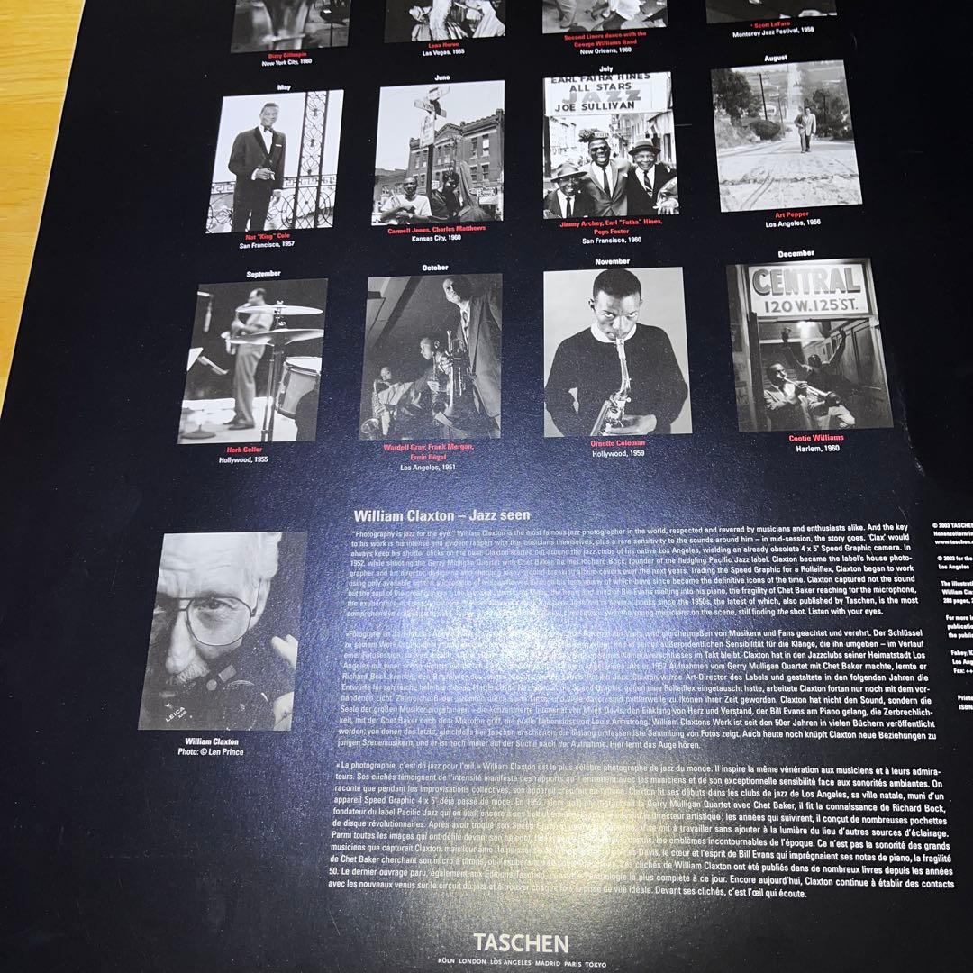 ウィリアム・クラクストン Jazz Seen 2004年カレンダー