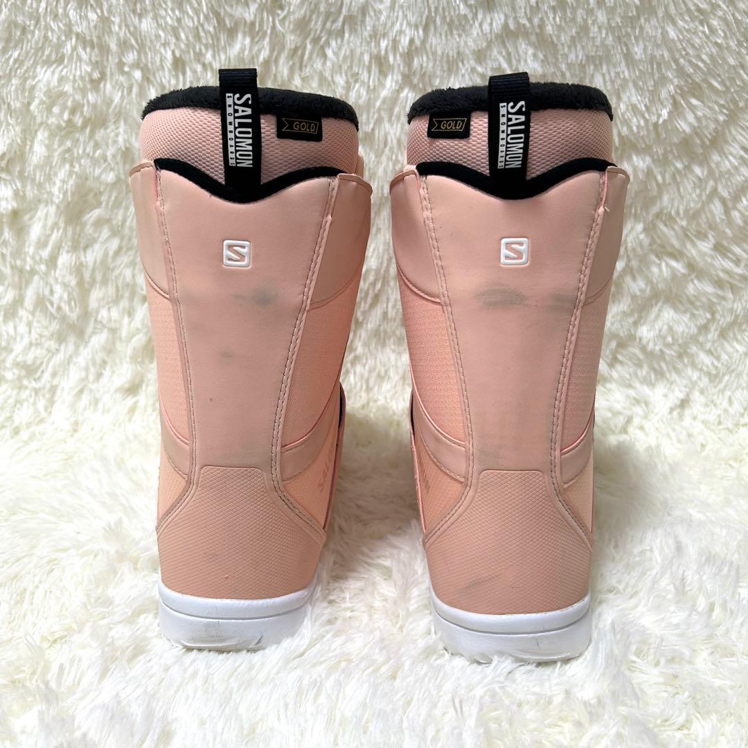 週末限定！SALOMONPEARLBOA パールボア24ピンクスノーボードブーツ
