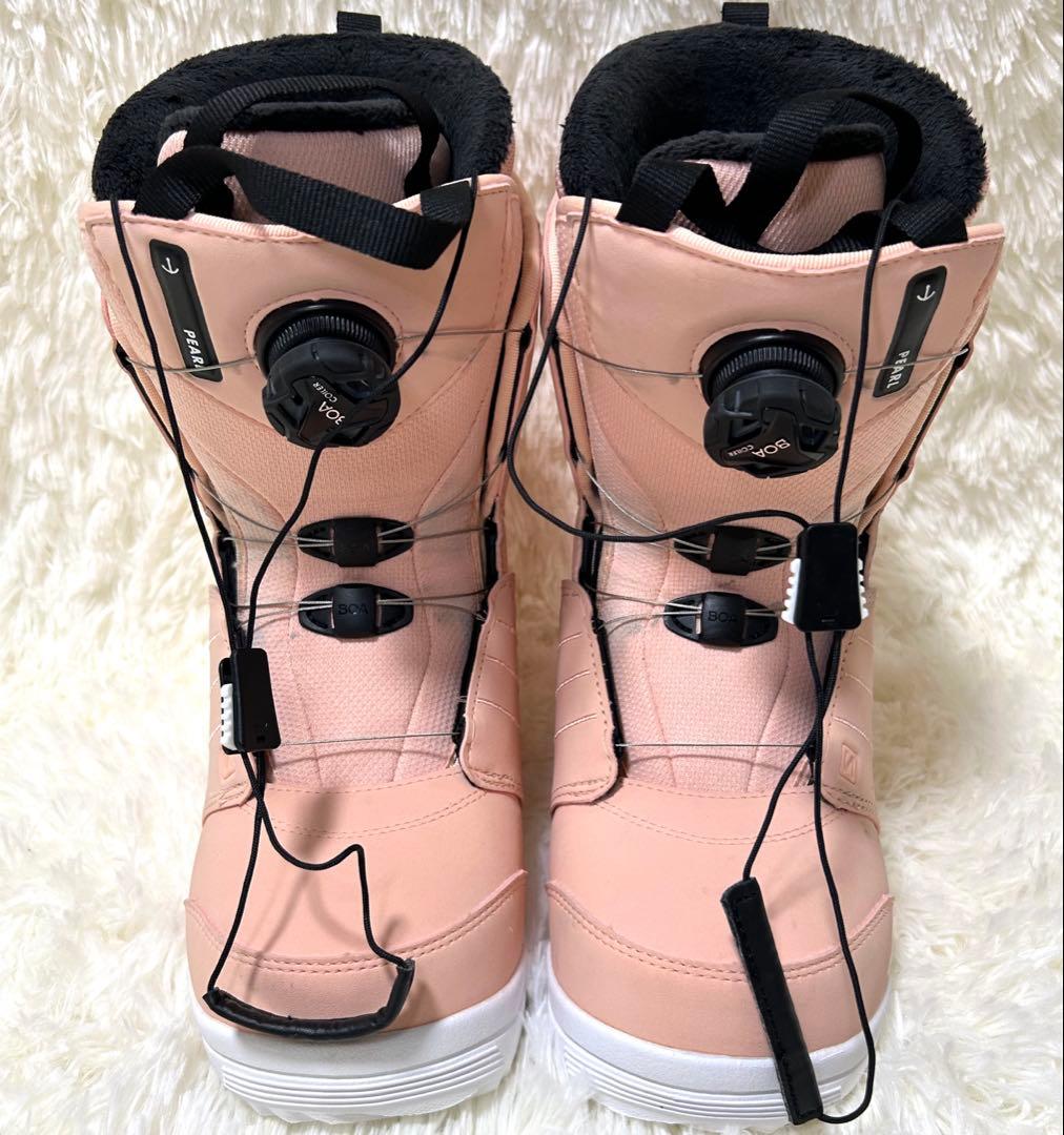 週末限定！SALOMONPEARLBOA パールボア24ピンクスノーボードブーツ