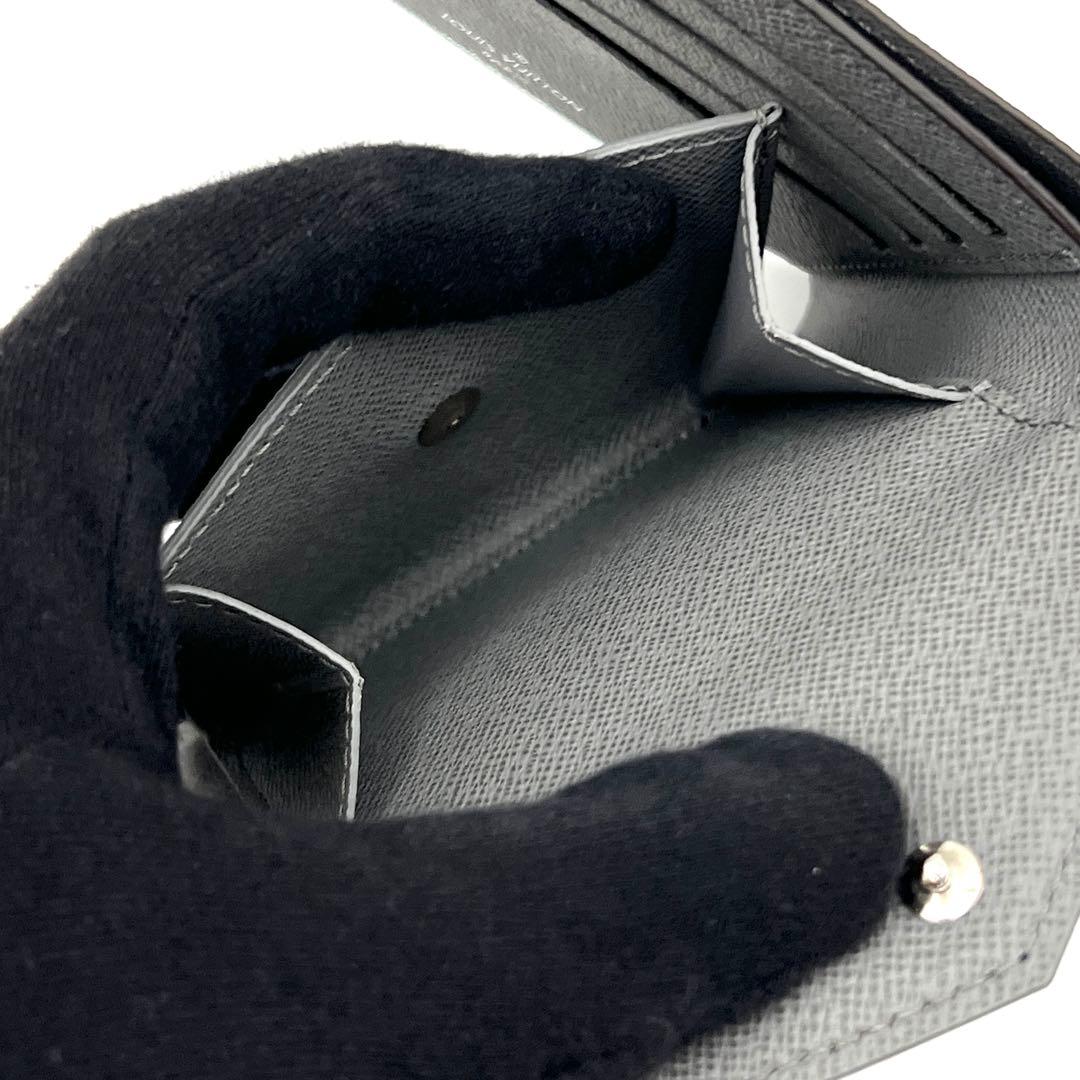 【美品】ルイヴィトン タイガ ポルトフォイユ マルコ 2つ折り バイカラー