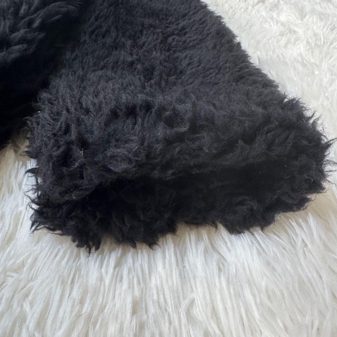 美品　theoryluxe セオリーリュクス　ボア　テディベア　コート　黒　38