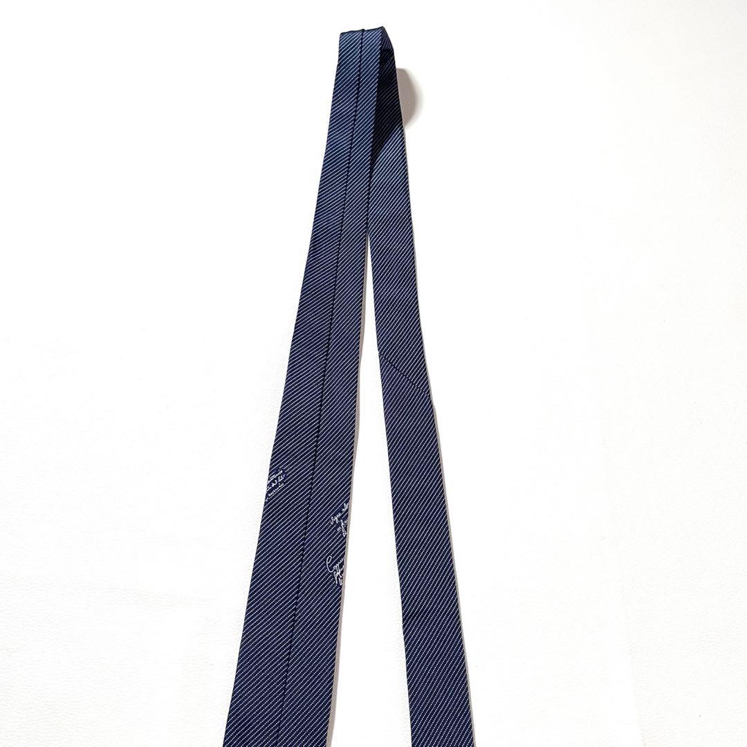 【極美品】BERLUTI/ベルルッティ　ナロー ネクタイ　カリグラフィ　現行