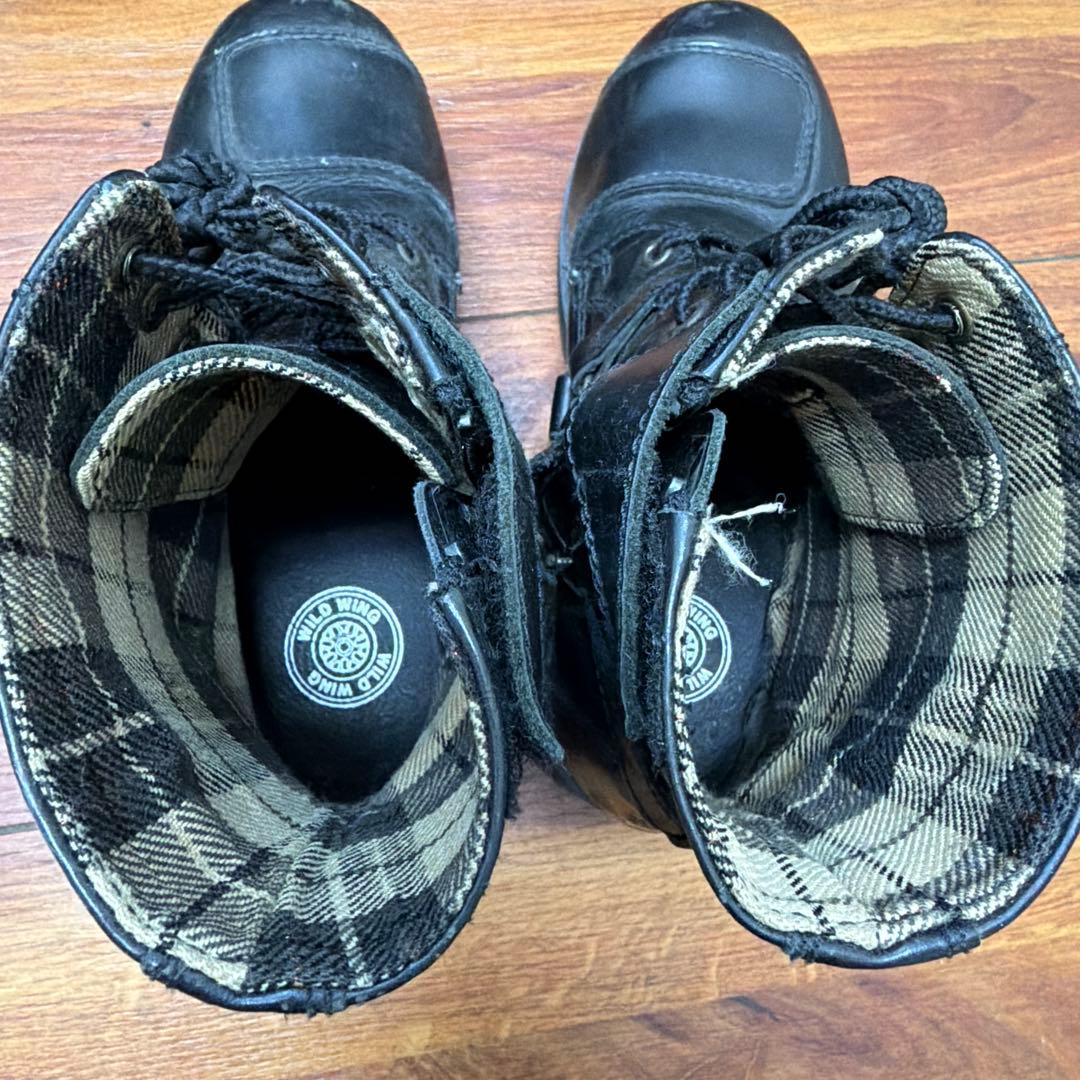 ま*ん様 ワイルドウィング　ファルコン厚底(WWM-0001ATU) 本革バイク