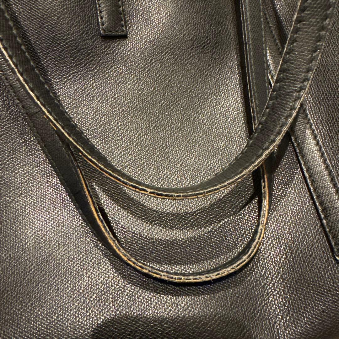 Tiffany ティファニー　トートバッグ　黒　レザー　ブラック