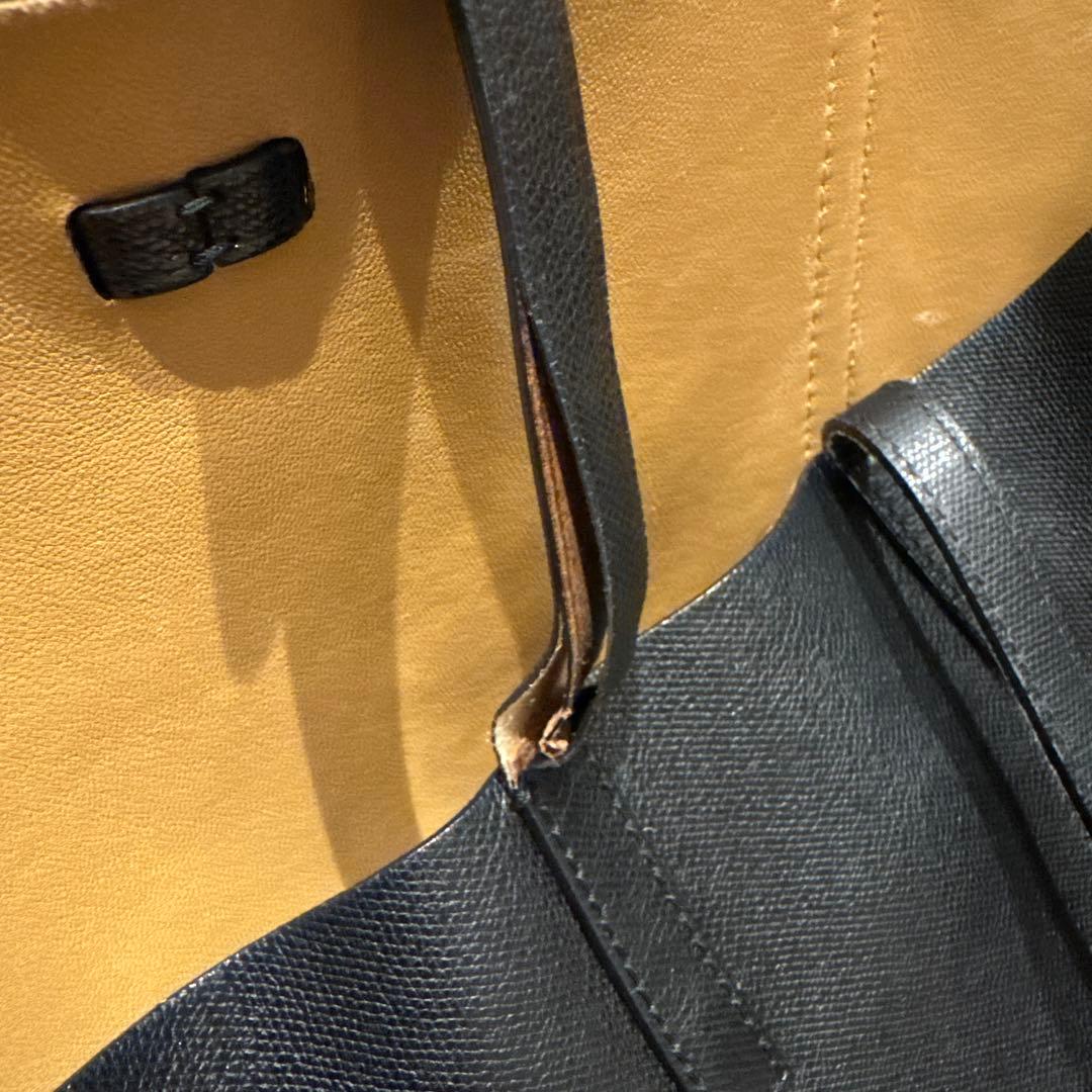 Tiffany ティファニー　トートバッグ　黒　レザー　ブラック