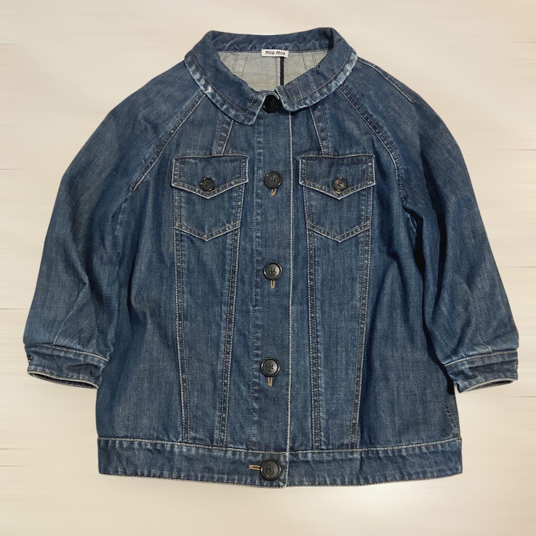 miumiu ミュウミュウ アーカイブ デニムジャケット2014 38 M