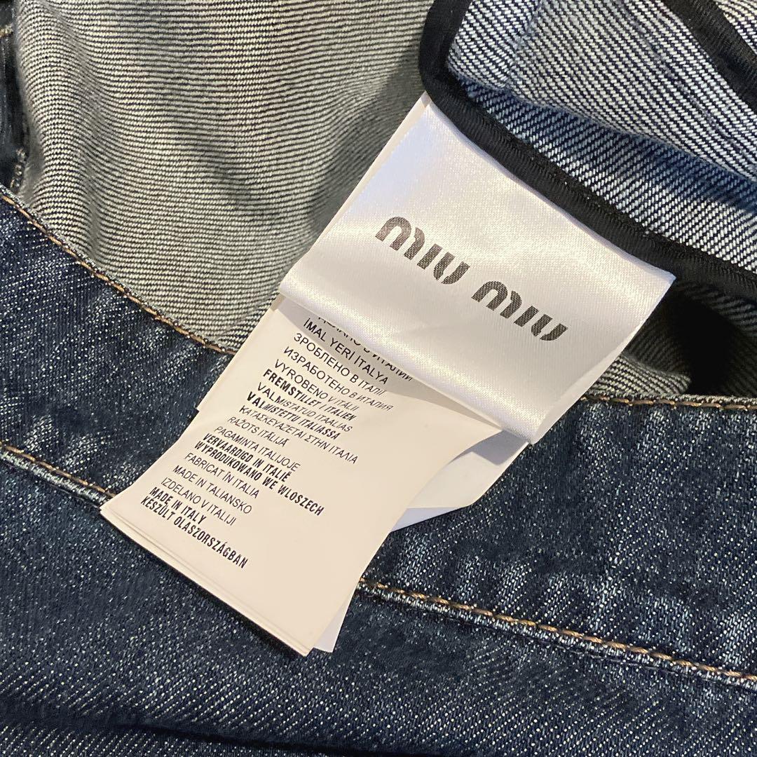 miumiu ミュウミュウ アーカイブ デニムジャケット2014 38 M