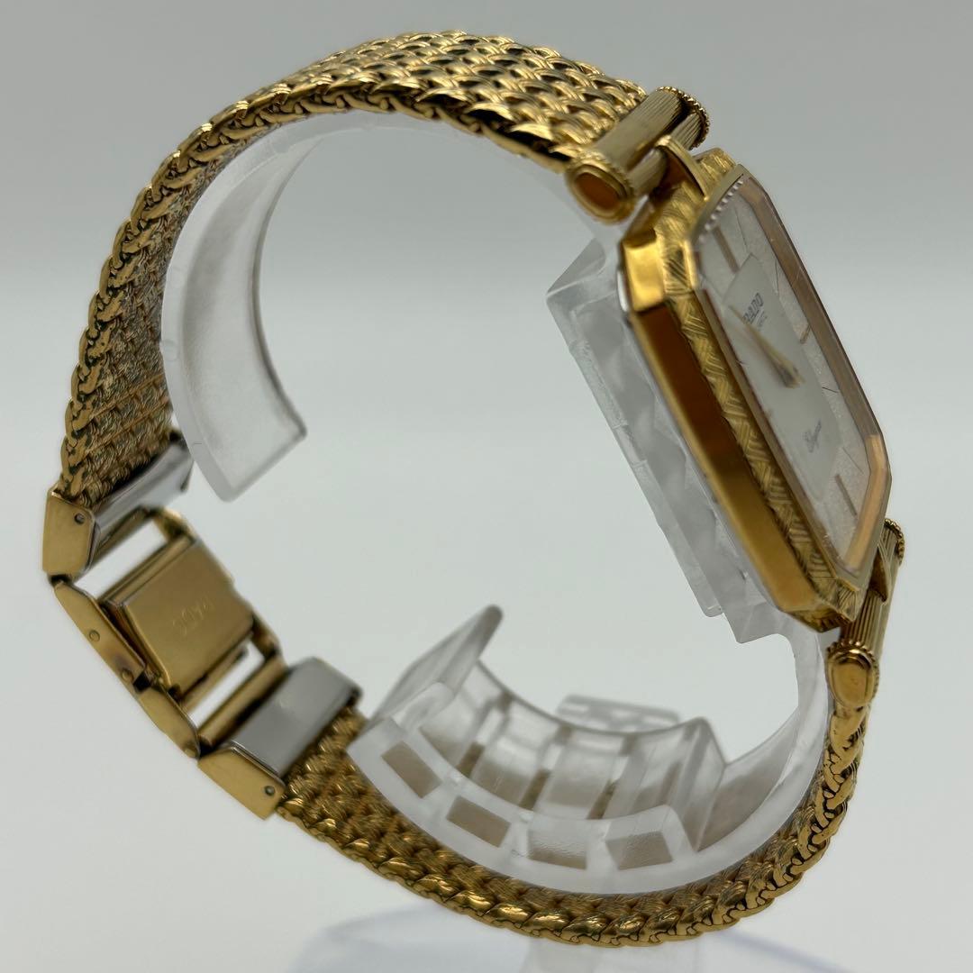 美品 RADO ラドー エレガンス 新品電池 メッシュベルト ボーイズ 兼用