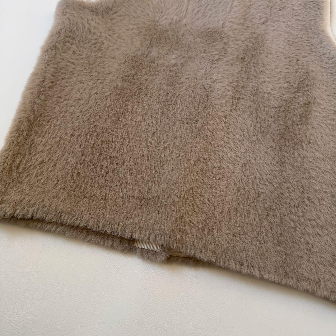 訳あり人気商品✨ジャーナルスタンダード　ダブルフェイスフェザークルーネックベスト