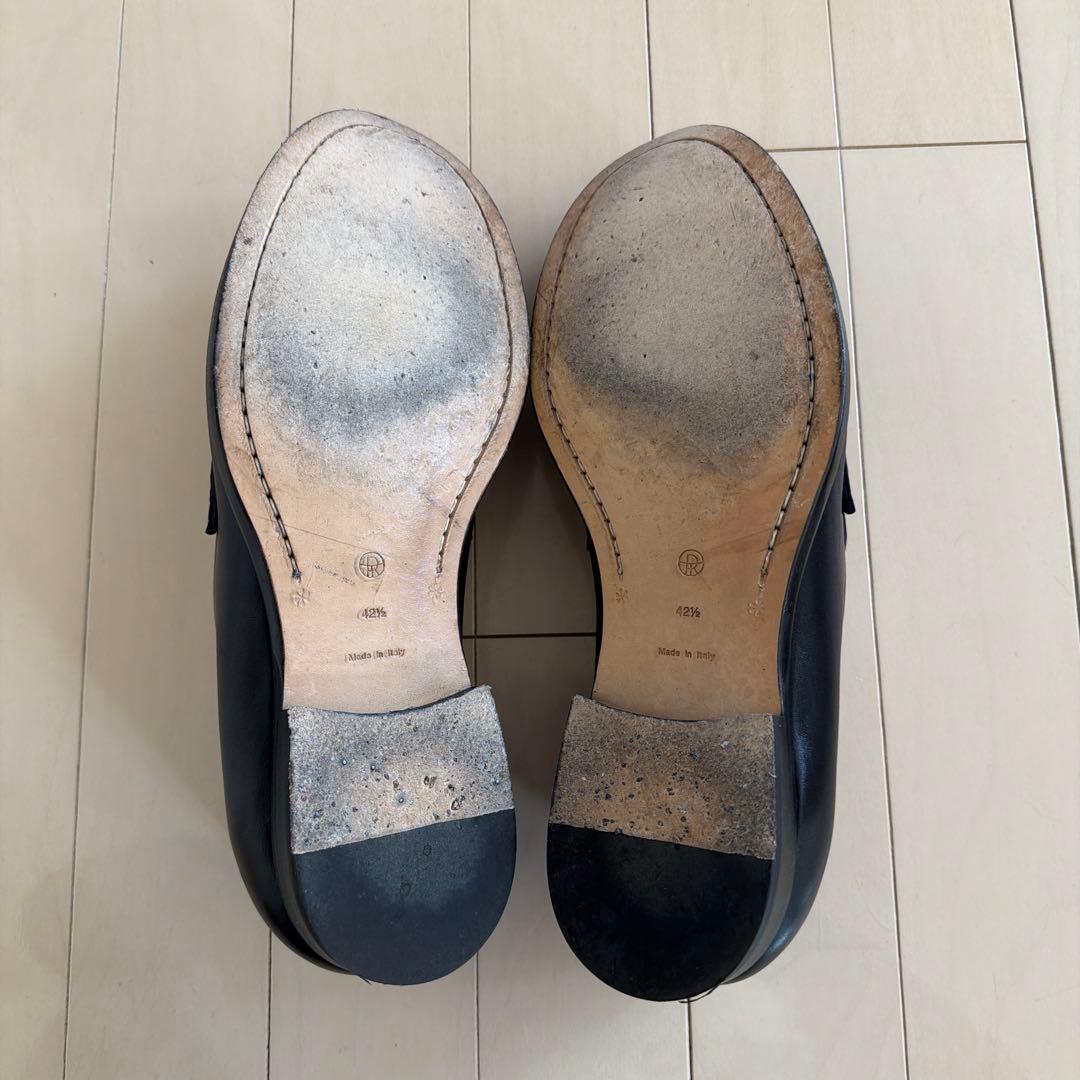 THE ROW novus loaferブラックレザー ローファー