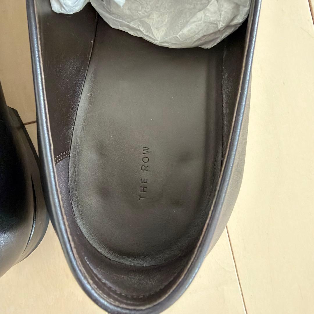 THE ROW novus loaferブラックレザー ローファー