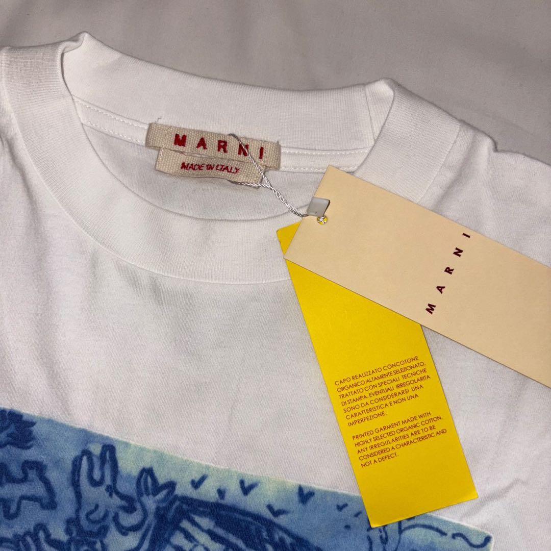 s*︎様 MARNI（マルニ）ロゴTシャツホワイト半袖