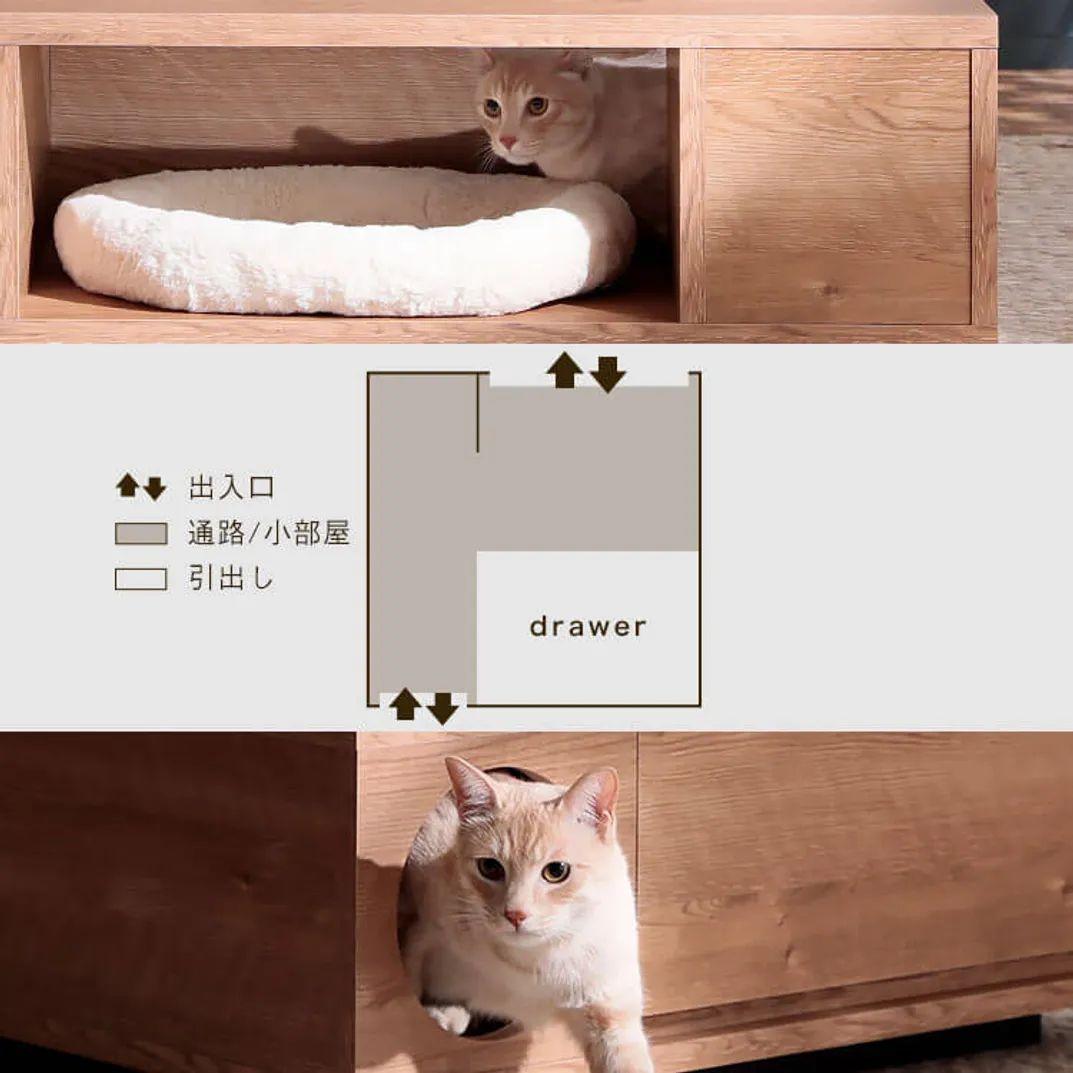 LOWYA 猫 テーブル ロウヤ ローヤ　ローテーブル