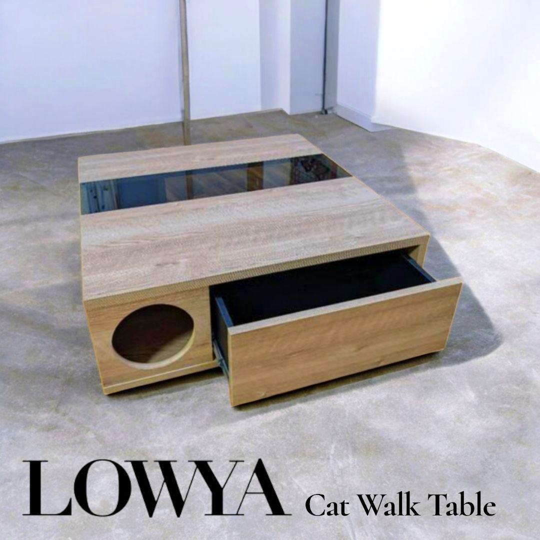 LOWYA 猫 テーブル ロウヤ ローヤ　ローテーブル