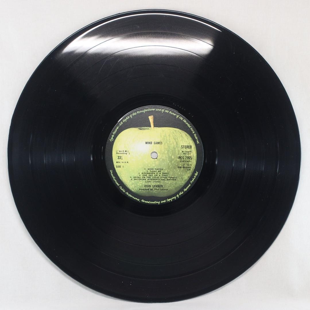 英LP John Lennon MIND GAMES UKオリジナル1stプレス