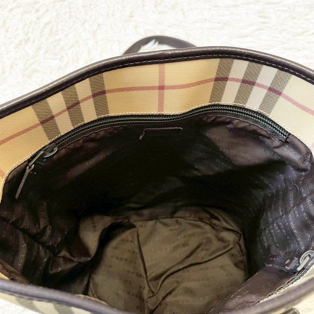 イタリア製　BURBERRY　LONDON ノバチェック　トート　バケツ型