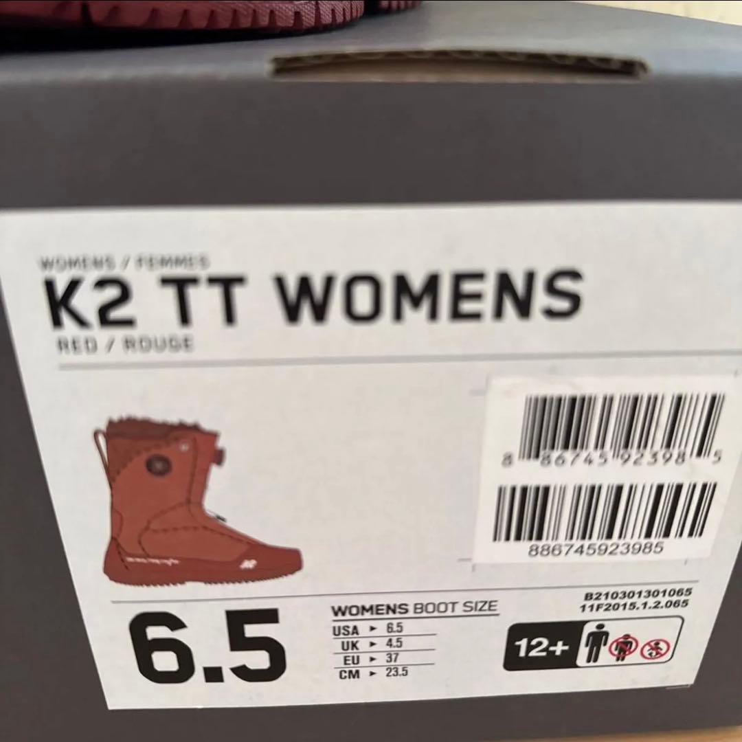 k2 ttブーツ　taro tamai 23.5 レッド スノーボードブーツ