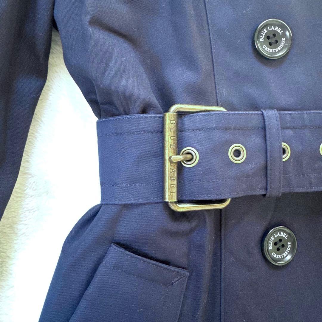 未使用タグ付き　ブルーレーベルクレストブリッジ　トレンチコート ベルト付き