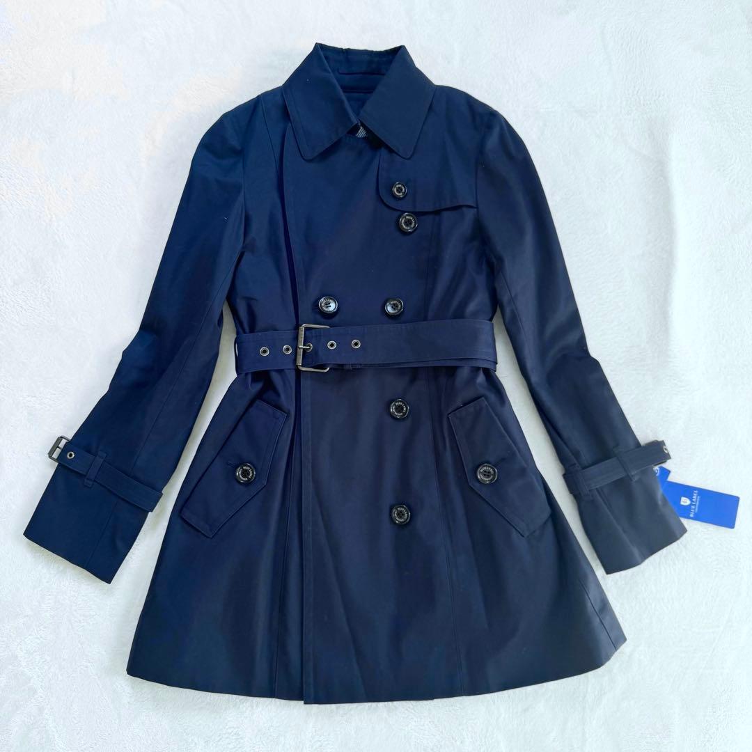未使用タグ付き　ブルーレーベルクレストブリッジ　トレンチコート ベルト付き