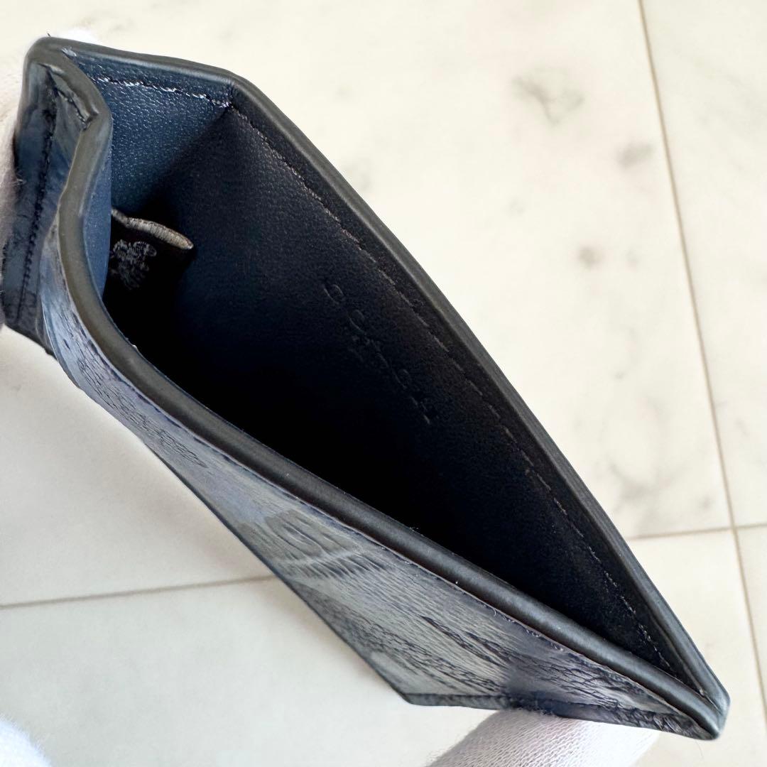 【限定デザイン未使用】COACH コーチ カモフラ マネークリップ カードケース