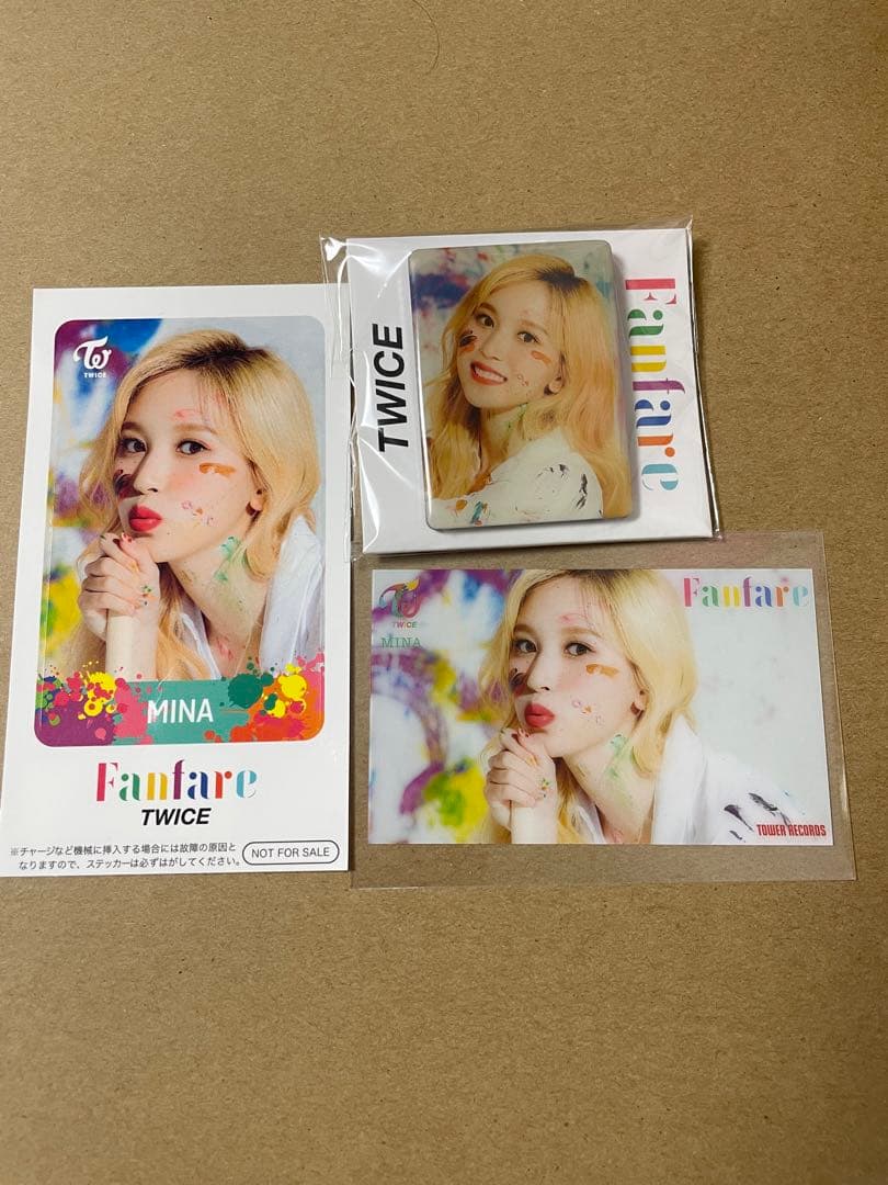 twice ミナ ハイタッチ券 fanfare