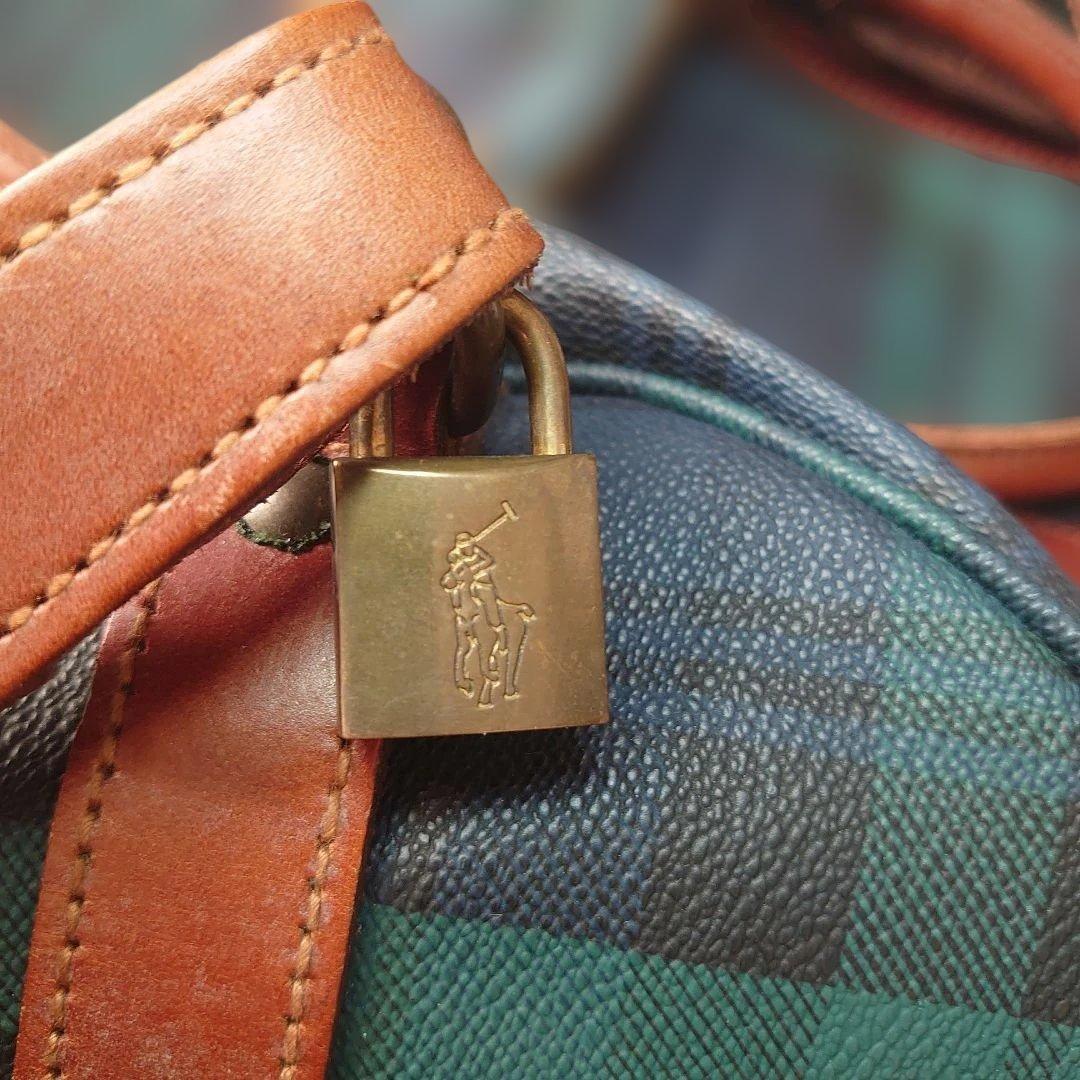 ぴと　RalphLauren ボストンバッグ 2way 旅行 チェック